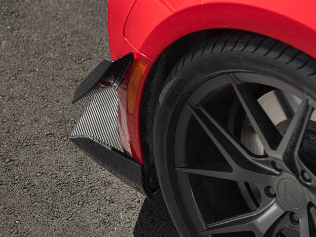 2017-UP CAMARO ZL1 1LE FRONT AIR DUCT BEZELS & CANARDS DIVE PLANES